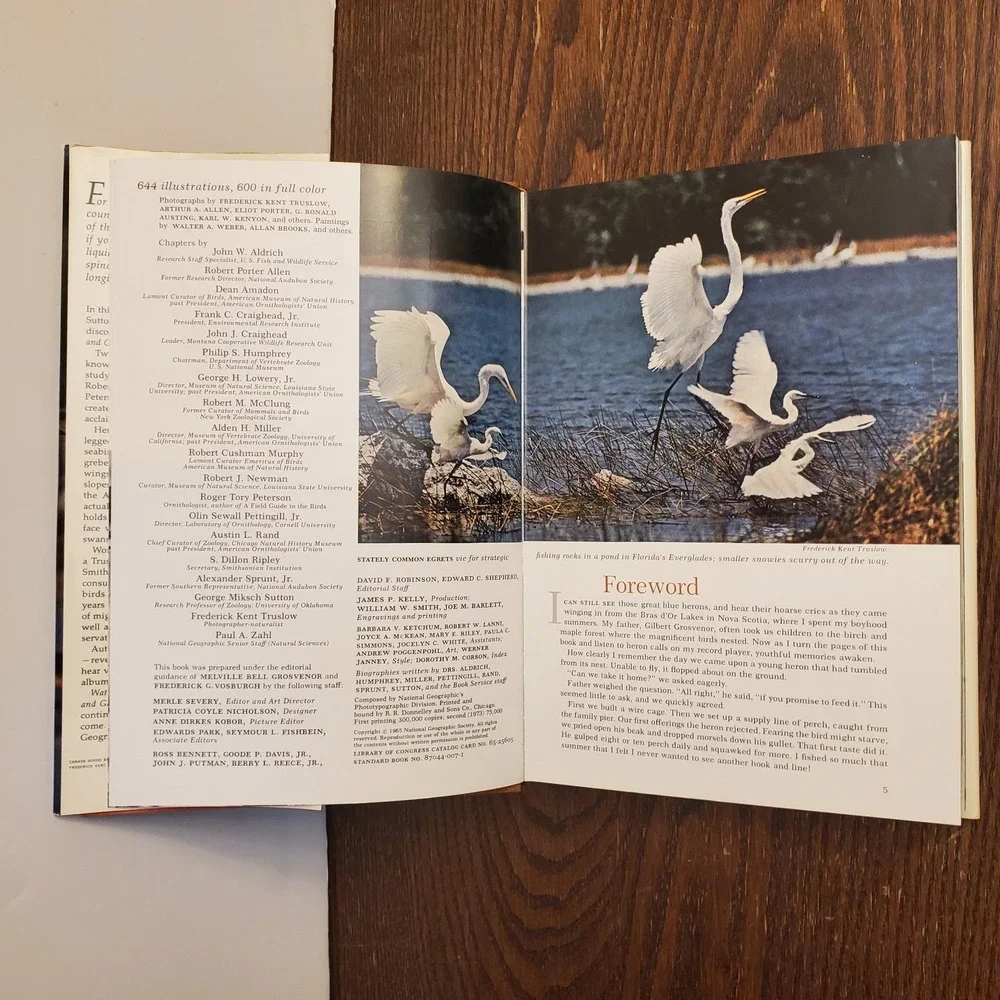 Song & Garden Birds of North America 2 Vol Set w/ Records Slipcase‎ - Nat Geo